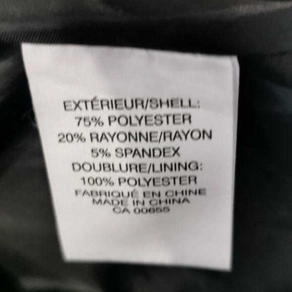 00 / XXS Black Structured Lined Gold Zipper Dress - Picture 9 of 11